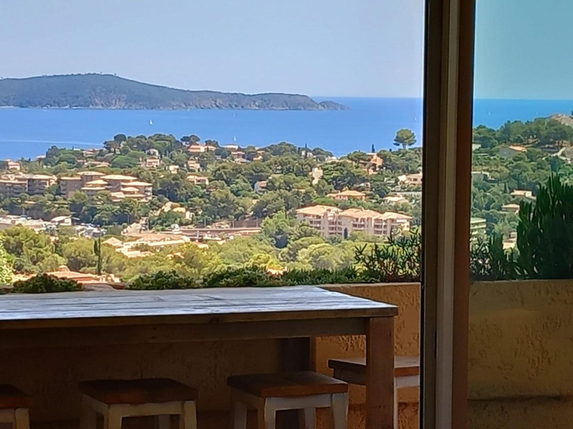 4-Star Private Villa With Heated Pool And Panoramic Sea View At Gulf De Saint Tropez Кавалер-сюр-Мер Екстер'єр фото